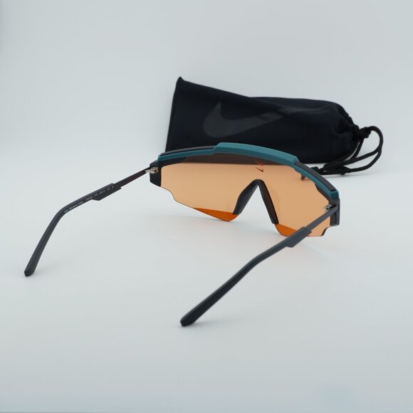 NIKE MARQUEE EDGE FN 379 Sunglasses Teal | Mercari NIKE MARQUEE EDGE FN 379 Shield Sunglasses - Teal/Orange